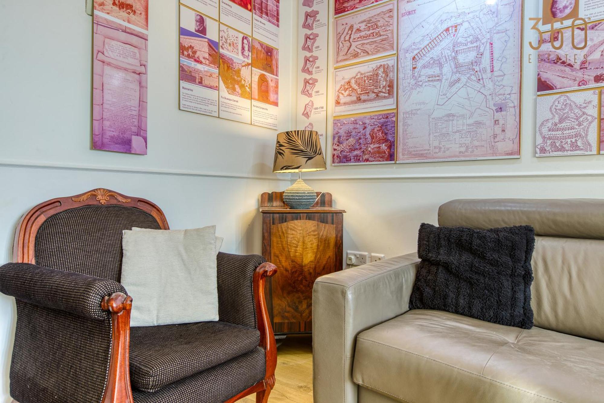 Comfortable 1Br Home With Maltese Balcony In Valletta By 360 Estates 外观 照片