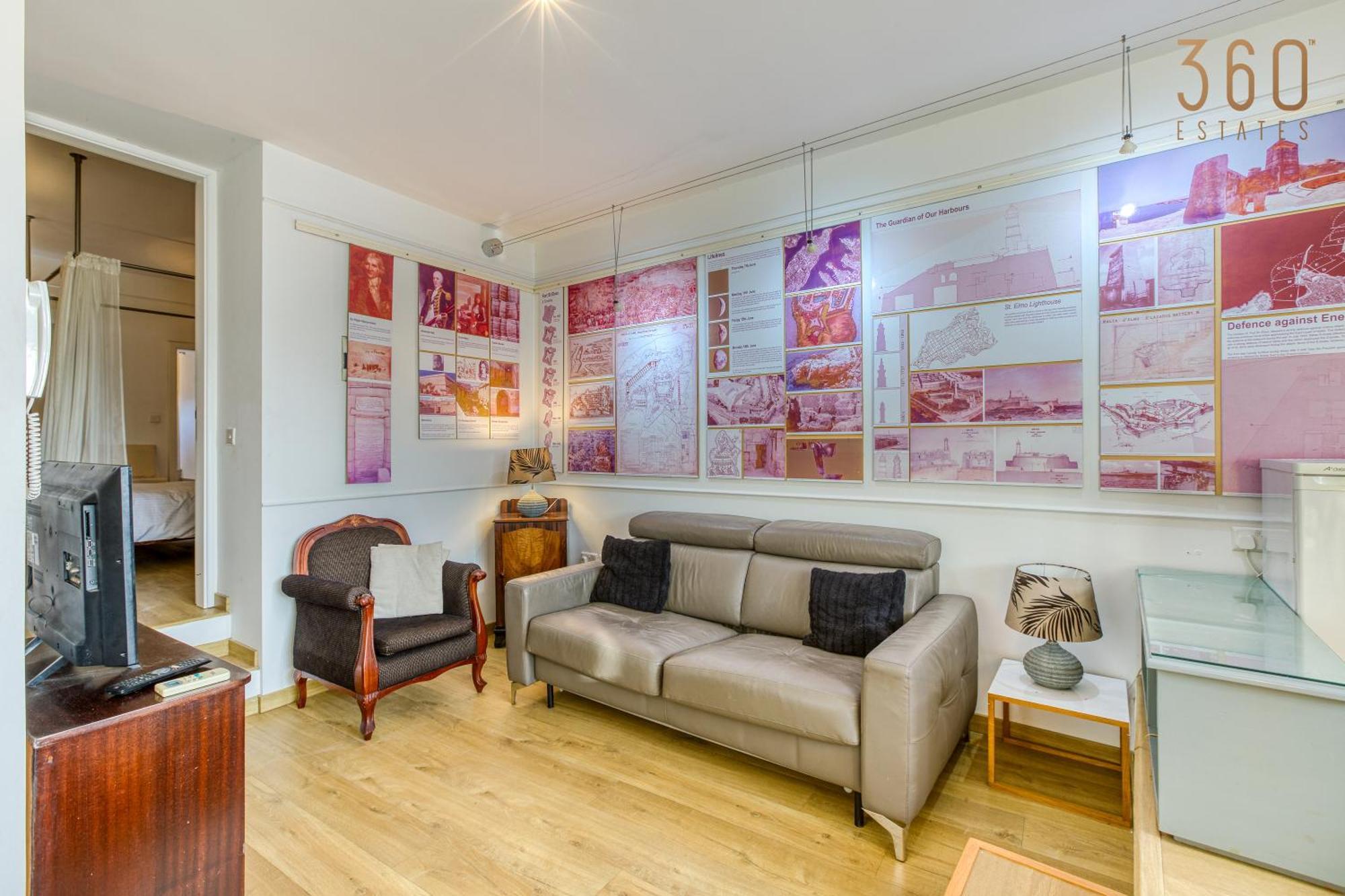 Comfortable 1Br Home With Maltese Balcony In Valletta By 360 Estates 外观 照片