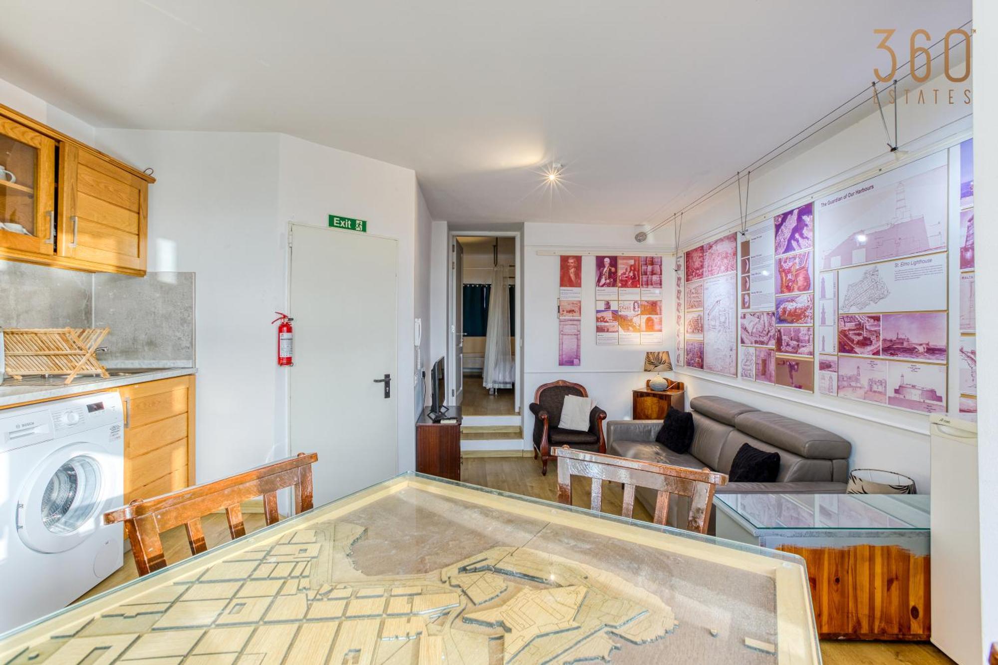 Comfortable 1Br Home With Maltese Balcony In Valletta By 360 Estates 外观 照片